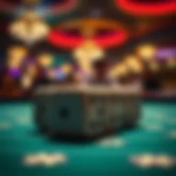 Historical representation of dice games in casinos