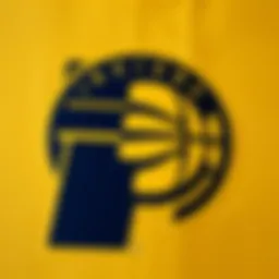 Indiana Pacers team logo featuring blue and gold colors