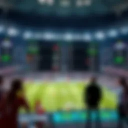 Dynamic interface showcasing live scores