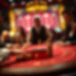 Strategic gameplay in baccarat showcasing decision making